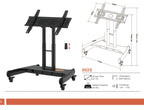 Suporte Totem Móvel para Monitores/Tv 602S 32-70"