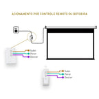Tela de Embutir Elétrica Tbcil84v (170 x 127 cm) 110V