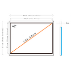 Moldura Interativa Techlumens - 42"