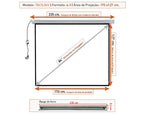 Tela de Embutir Elétrica Tbcil84v (170 x 127 cm) 110V